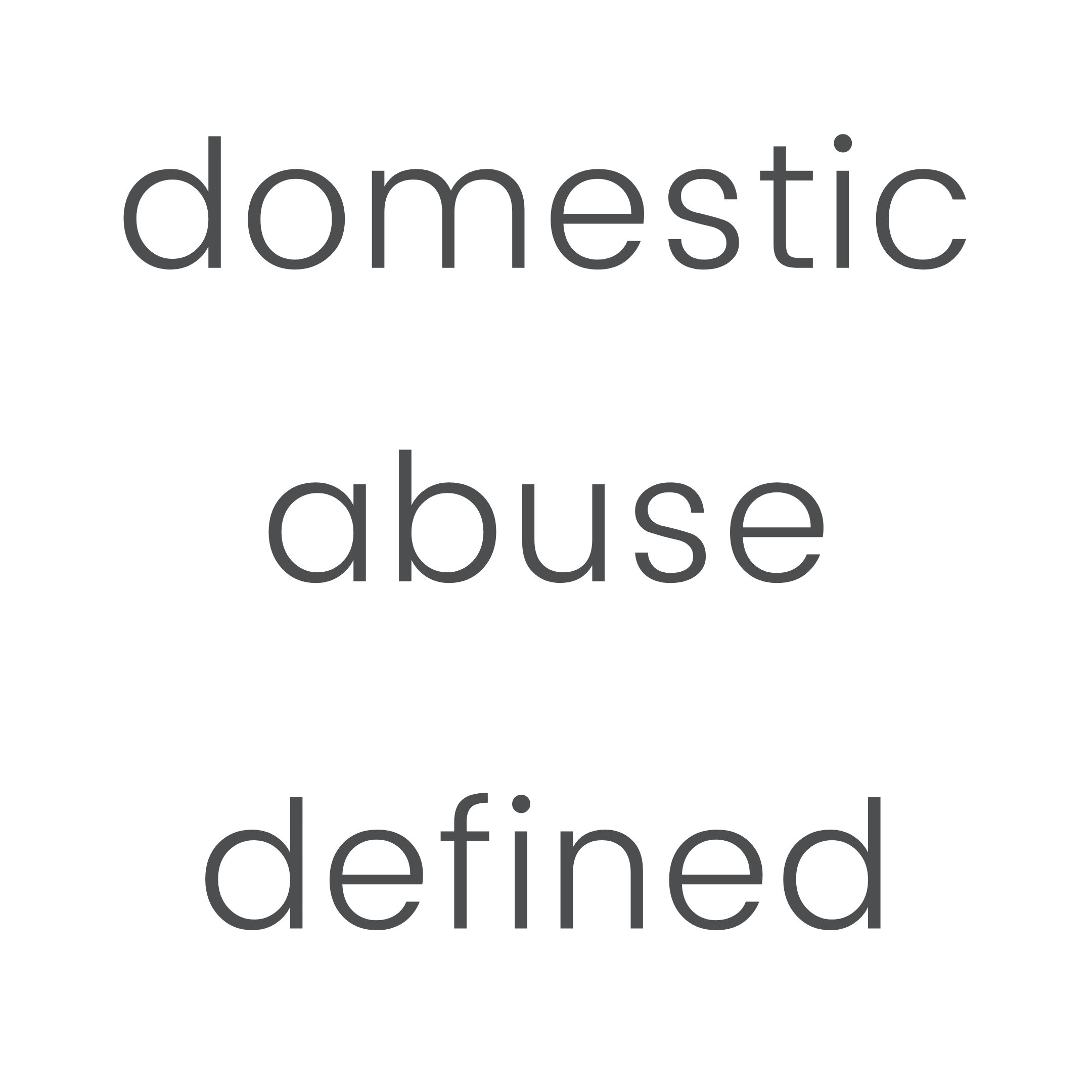 Domestic Abuse (Violence) Defined - Women Belong